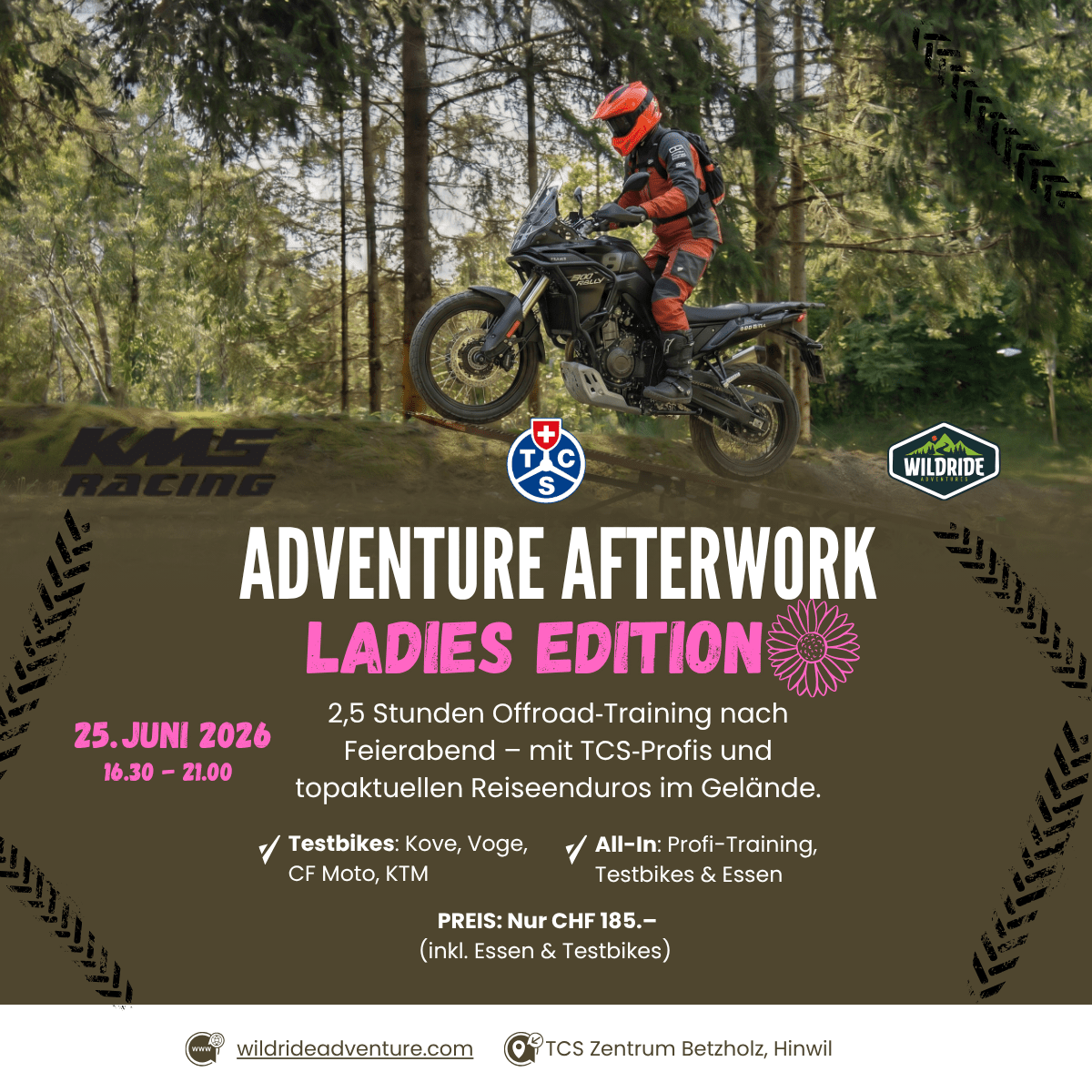 Adventure Afterwork Premium – Ladies Edition: Test & Training im TCS Betzholz - WildRide Adventure